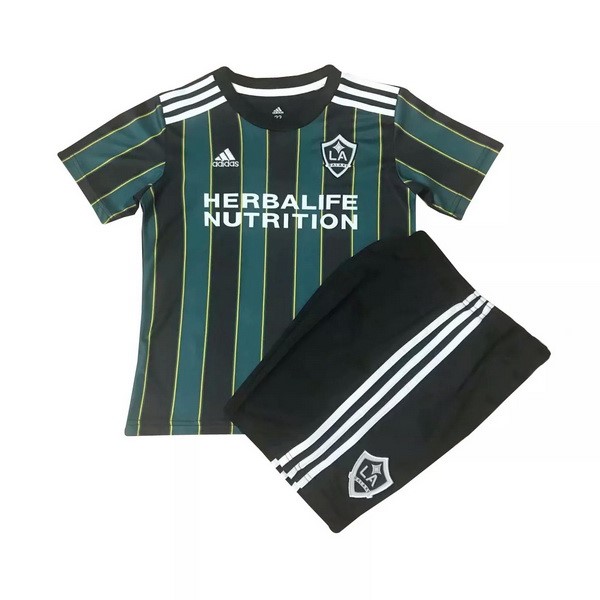 Camiseta Los Angeles Galaxy Replica Segunda Ropa Niño 2021/22 Verde